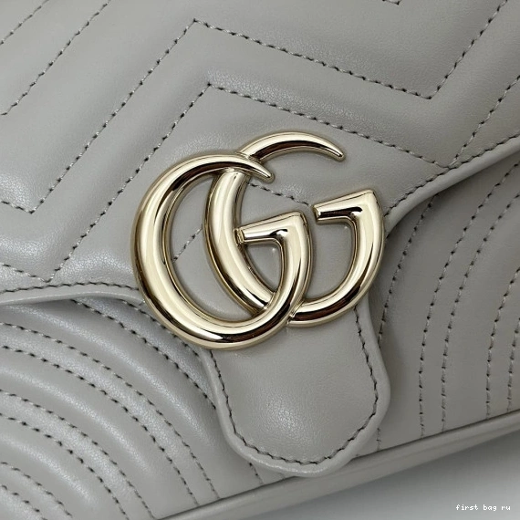 First bag ru bag-17*13*6CM top handle GG mini Marmont GUCCI 0806